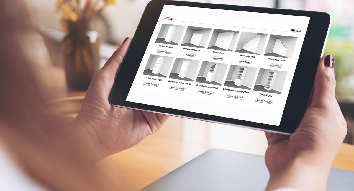 #Branche1# Möbelplaner - online Möbel planen #Branche1# Möbelplaner auf dem IPad - Möbelübersicht